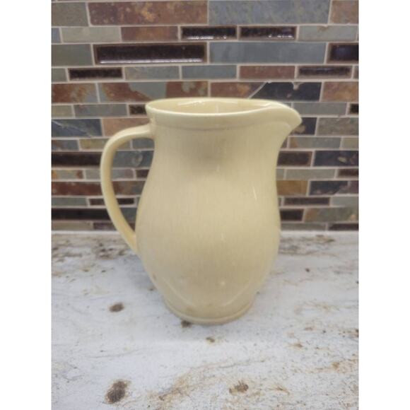 Vintage hyalyn Pottery Pitcher 904 Wheat Decal - Picture 2 of 6